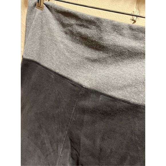 Victorias Secret Black With Grey Band Bootcut Leggings Woman’s Size Medium-Disco - Picture 14 of 14